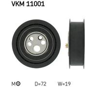 SKF Polea tensora, correa distribución para AUDI: 100, Cabriolet, A6, 80, Coupé (Ref: VKM 11001)
