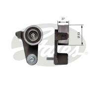 Rodillo tensor de la correa de distribución T41165 GATES para VOLVO RENAULT