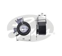 Polea tensora, correa dentada GATES T43231