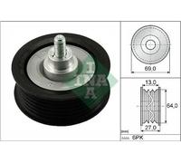Rodillo tensor de la correa trapezoidal 532 0477 10 INA para PEUGEOT FORD FIAT