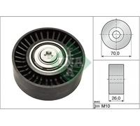 Rodillo tensor de la correa trapezoidal 532 0505 10 INA para FIAT ALFA ROMEO