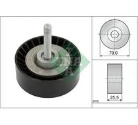Rodillo tensor de la correa trapezoidal 532 0652 10 INA para FORD VOLVO
