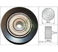 Rodillo tensor de la correa trapezoidal 532 0737 10 INA para MITSUBISHI ASX