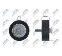 Rodillo tensor de la correa trapezoidal Plástico RNK-BM-005 NTY para BMW 3 1 X3