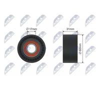 Rodillo tensor de la correa trapezoidal RNK-PL-001 NTY para OPEL