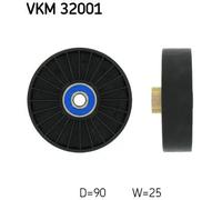 Rodillo tensor de la correa trapezoidal VKM 32001 SKF para FIAT LANCIA