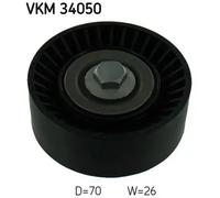 Rodillo tensor de la correa trapezoidal VKM 34050 SKF para FORD VOLVO