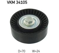 SKF Polea de inversión/guía VKM 34105 – Correa poli V para Ford y Mazda