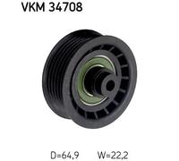 Rodillo tensor de la correa trapezoidal VKM 34708 SKF para FORD TRANSIT Autobús