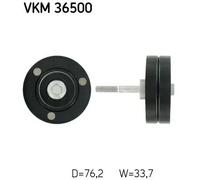 SKF Polea inversión/guía, correa auxiliar servicios para VOLVO: V70, S70, S80, 850 (Ref: VKM 36500)