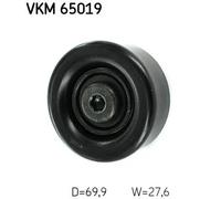 SKF Polea inversión/guía VKM 65019 - Kit Polea Loca Multi-V Correa Poly V