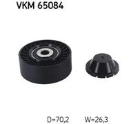 SKF VKM 65084 Polea inversión / guía, correa poli V