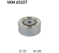 SKF Polea inversión/guía VKM 65107 – Rodillo tensor para correa poli V para Mitsubishi