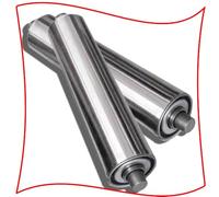 Rodillo transportador, 2 piezas de diámetro 1" 1,5" 2",4", rodillo deslizante gravedad comercial for almacenes(Dia 32mm(1.25"),L 800 mm(31.5"))