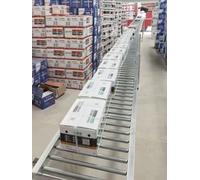 Rodillo transportador 60cm Ancho Transportador De Gravedad, Camión Industrial Remolque Cinta Transportadora De Rodillos Para La Tienda Al Por Menor, Almacén Y Obra De Construcción(4ft/120cm)