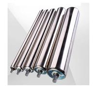 Rodillo transportador de 2,4", 2", 1,5", 1,3" y 1" de diámetro, longitud de 8, 10, 12, 14, 16, 17, 18, 20, 22, 24, 26, 30, 36 y 40 mm. Tubo de repuesto para transportador de gravedad de acero inoxid