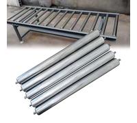 Rodillo transportador de acero galvanizado de repuesto de 1 a 2.4 pulgadas de diámetro, 700 mm de longitud, ideal para carpintería y remolques de transporte