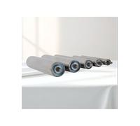 Rodillo transportador de acero inoxidable, 25/60 mm de diámetro, rodillo industrial no alimentado para logística y almacenamiento (32 x 500 x 540 mm/1,3 x 19,7 x 21,3)