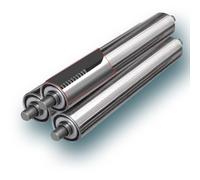 Rodillo transportador de acero inoxidable， 3 rodillos transportadores de acero galvanizado, rodillos de gravedad, rodillos deslizantes sin motor for almacenes, diámetro de 1", 1,5" y 2"(Dia 32mm(1.25"