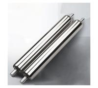 Rodillo transportador de acero inoxidable de repuesto, paquete de 2 unidades de 25 mm de diámetro x 100 mm de longitud, piezas de transportador comercial resistente y rodillos de alto rendimiento