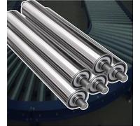 Rodillo transportador de acero inoxidable， Rodillos de alimentación por gravedad industriales, diámetro de 1", 1,5", 2" y 2,4", sin motor, for carpintería.(Dia 32mm(1.25"),L 200 mm(7.8"))