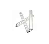 Rodillo transportador, Rodillo transportador sin motor de acero inoxidable 60 mm, color plata, varios tamaños(750x790x15mm)