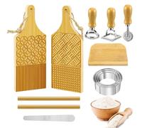 Rodillo y cortador de pasta de madera, rodillo hecho a mano, 9,84 x 4 pulgadas, herramienta multiusos, cortador de precisión, máquina tradicional de espaguetis para wontons, dumplings, postres