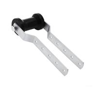 Rodillos ajustables del remolque del barco, soporte ajustable 5Inch rodillo de la quilla de goma de 7.6 cm de ancho para el remolque del barco