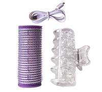 Rodillos autoadhesivos para el cabello, rodillos calefactados, rulos eléctricos, herramientas portátiles de peinado, autoadhesivos para un peinado sin esfuerzo