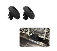 Rodillos de cesta superior para lavavajillas compatibles con Miele G1502 G1530 G1670 - Corredores de plástico resistente para cajones de cubiertos de 22 mm de diámetro, fácil instalación (negro)