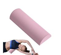 Rodillos de espuma semicirculares - Rodillos de espuma semicirculares para acondicionamiento corporal | Rodillo de espuma para la espalda para estirar, masajeador muscular, soporte exterior fijo con