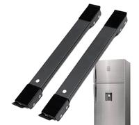 Rodillos de frigorífico | Frigorífico Movers Slider 2pcs - rodillo de muebles, deslizadores de , soporte para rodillos para electrodomésticos, base con freno, retráctil
