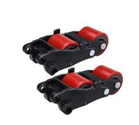 Rodillos de nailon con cojinetes para transpaleta Rueda de carretilla elevadora, núcleo hierro PU, rodamientos dobles 70 mm diámetro, paquete 2 for carga 3 toneladas