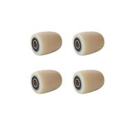 Rodillos de nailon con cojinetes para transpaleta Rueda de tambor nailon for transpaleta, diámetro 80x93mm, 20mm, rodamientos 6204, 600KG, paquete 4