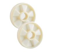 Rodillos de nailon con cojinetes para transpaleta Ruedas de nailon for carretilla elevadora y transpaleta sin rodamientos varios tamaños, 2 unidades(180x50)