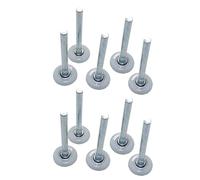 Rodillos de nailon para puerta de garaje, 10 unidades, accesorios portátiles para operaciones silenciosas, uso diario, reparación de puertas de garaje
