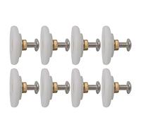 rodillos de puerta de ducha, Shower Door Rollers 26mm Diameter Nylon Copper Bathroom Sliding Glass Wheels