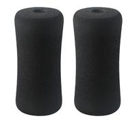 Rodillos de repuesto de espuma de alta densidad para banco de pesas y máquinas de curvatura de piernas, 2 pies para almohadillas, se adapta a tubos de 22 25 mm, perfecto para un gimnasio en casa (23 x