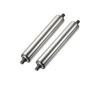 Rodillos de repuesto para cintas transportadoras Stainless Steel Conveyor Rollers 25mm Diameter Non Powered 2 Pcs Silver Multiple Lengths(L 150mm/5.85")