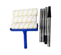 Rodillos Para,Juego De Herramientas De Pintura | Aplicador Cómodo Con Mango Extensible Para Renovación De Habitaciones Proyectos De Arte Muebles Espacios Comerciales Mejoras Del Hogar