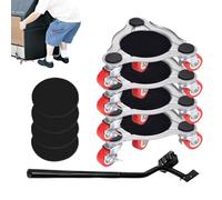 Rodillos para Muebles con Ruedas,Plano Triangular Antideslizante con Ruedas | Movedor De Muebles Y Refrigerador con Carrito,para Hogar Refrigerador Sofá Piano Electrodomésticos Gabinete