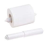 Rodillos para portarrollos de papel higiénico Soporte de rollo de papel higiénico con resorte de plástico Eje de repuesto 2 piezas portarrollos de papel higiénicoPortarrollos de papel higiénico E