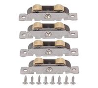 Rodillos para Puertas Corredizas de Patio, 4 Piezas de Rodillos para Puertas con Rodamiento de Bolas de Acero, Conjunto de Rodillos de Rueda con Rodamiento, para Puertas y