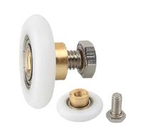 Rodillos para puertas de ducha, Rodillo de puerta for cuartos ducha, polea for cabinas, rodillo/corredores/ruedas/poleas diámetro 20/23/25/27mm, 1/2/4 Uds(27mm,1pcs)