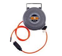 Rodillos para tubos para exteriores - Bobina de tubo montada en la pared | de retorno de retorno de la ranura de manguera de exterior, banda transmitida para compresor de aire de resistencia UV