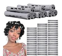 Rodillos permanentes para cabello corto, 60 piezas de rodillos de peinado permanente, suministros de rizado manual, herramientas de peinado para mujer, herramientas de peinado para peluquería, viajes