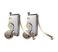 Rodillos Puertas Correderas | 2 Piezas Guía Deslizante Portón | Conjunto de Rodillos de Correderas | Uso en Exterior, Baño, Dormitorio, Armario, Garaje, Patio, Reparación e Interior