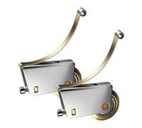 Rodillos Puertas Correderas | De Rodadura 2 Piezas | Ruedas Para Puerta Corredera De Vidrio | Para Reparar En Hogar Baño Porche Dormitorio Armario Garaje Patio