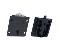 Rodillos resistentes para puerta corrediza de armario vintage que garantizan silencios y funcionalidad suave para propietarios y proyectos, reparación de puertas de armario de dormitorio