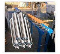 Rodillos transportadores de repuesto para sierra de mesa y proyectos de bricolaje, paquete de 5 unidades, fácil instalación a presión, 800 mm de longitud x 25 mm de diámetro, y versátiles